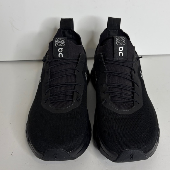 Loewe x On Running Cloudtilt Sneakers Womens 6 All Black Knit Running Shoes - Picture 2 of 15